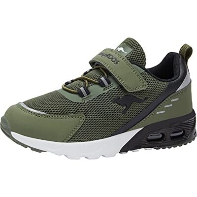 KangaROOS Baskets Kx-arg Ev unisexes pour enfant, Olive Jet Black., 30 EU KangaROOS Baskets Kx-arg Ev unisexes pour enfant, Olive Jet Black., 30 EU