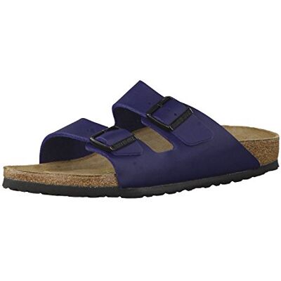 Birkenstock Arizona Birko Flor, Sandales Unisexe Adulte, Noir (Noir), Dark Blue, 42 EU Birkenstock Arizona Birko Flor, Sandales Unisexe Adulte, Noir (Noir), Dark Blue, 42 EU