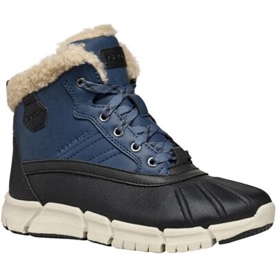 Geox Bottines J Flexyper Boy B ABX Unisexe Pour enfant, Noir/effet denim, 31 EU Geox Bottines J Flexyper Boy B ABX Unisexe Pour enfant, Noir/effet denim, 31 EU