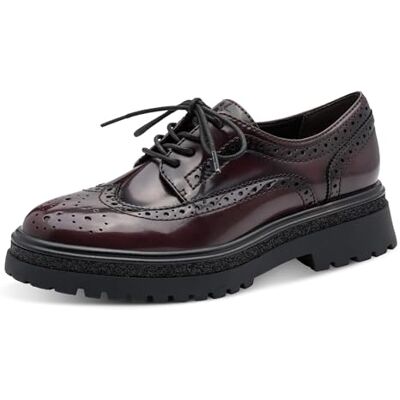 Tamaris 1-23619-45Oxford Chaussures à lacets pour femme, merlot, 39 EU Tamaris 1-23619-45Oxford Chaussures à lacets pour femme, merlot, 39 EU
