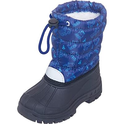 Playshoes Bottes d'hiver doublées avec doublure intérieure Classic Mixte enfant Sneeuwschoenen, Marine Transport, 30/31 EU Playshoes Bottes d'hiver doublées avec doublure intérieure Classic Mixte enfant Sneeuwschoenen, Marine Transport, 30/31 EU