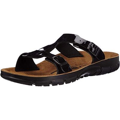Birkenstock Chaussure de Travail lit Moelleux (Birko-Flor) Sofia Noir Vernis Taille. 39 Birkenstock Chaussure de Travail lit Moelleux (Birko-Flor) Sofia Noir Vernis Taille. 39
