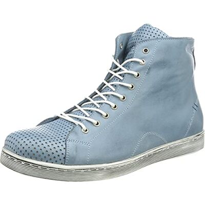 Andrea Conti Baskets à lacets pour femme, bleu, 37 EU Andrea Conti Baskets à lacets pour femme, bleu, 37 EU