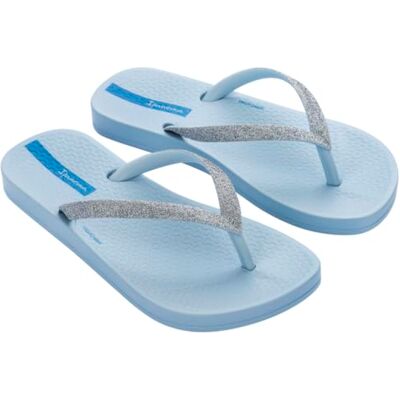 Ipanema Tongs Ant Lolita Kids pour fille, Bleu clair pailleté, 27 EU Ipanema Tongs Ant Lolita Kids pour fille, Bleu clair pailleté, 27 EU