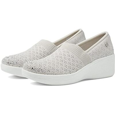 Skechers Women's Martha Stewart PIER LITE-Reflection Loafer, Light Grey Silver, 9 Skechers Women's Martha Stewart PIER LITE-Reflection Loafer, Light Grey Silver, 9