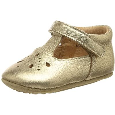 Bisgaard Fille Bloom Chaussons, Doré, 21 EU Bisgaard Fille Bloom Chaussons, Doré, 21 EU