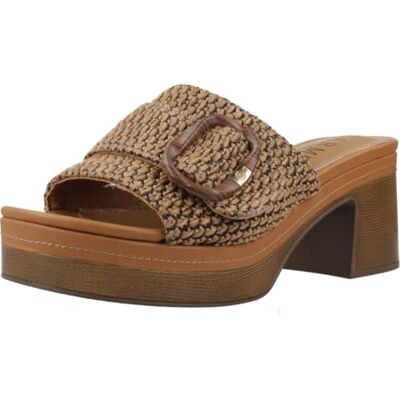 Carmela Sandales confortables et polyvalentes pour femme. Mode décontractée, Camel, 39 EU Carmela Sandales confortables et polyvalentes pour femme. Mode décontractée, Camel, 39 EU