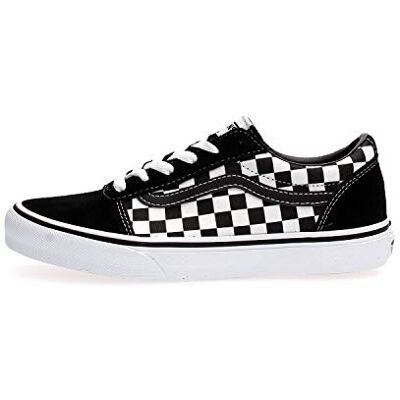 Vans Garçon Unisex Kinder Ward Basket, Checkered Black True White, 34 EU Vans Garçon Unisex Kinder Ward Basket, Checkered Black True White, 34 EU