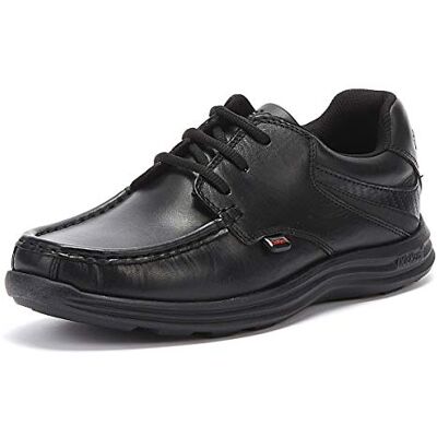 Kickers Reasan Chaussures d'école en cuir à lacets pour homme, Noir, 42.5 EU Kickers Reasan Chaussures d'école en cuir à lacets pour homme, Noir, 42.5 EU