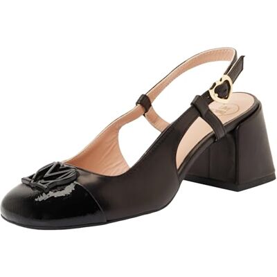 Love Moschino JA10117G1MIE300A, SCARPAD.TONDA70 Nappa+Naplak Noir Femme, 36 EU, Noir, 36 EU Love Moschino JA10117G1MIE300A, SCARPAD.TONDA70 Nappa+Naplak Noir Femme, 36 EU, Noir, 36 EU