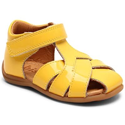 Bisgaard Sandales Cheri pour bébé fille, Brevet jaune, 21 EU Bisgaard Sandales Cheri pour bébé fille, Brevet jaune, 21 EU