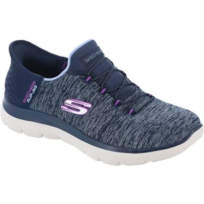 Skechers Femme Summits Dazzling Haze Espadrilles, Navy, 39.5 EU Large Skechers Femme Summits Dazzling Haze Espadrilles, Navy, 39.5 EU Large
