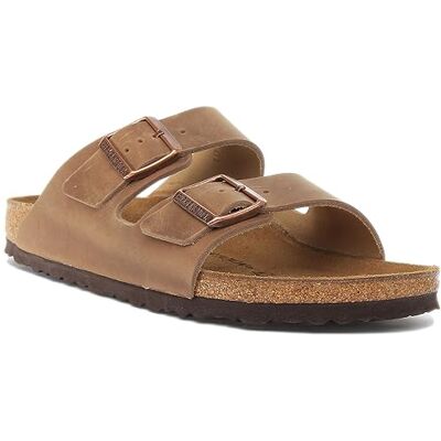 Birkenstock Sabots et mules Arizona 51061 en Birko-Flor (normal) Unisexe, Marron tabac, 37 EU Birkenstock Sabots et mules Arizona 51061 en Birko-Flor (normal) Unisexe, Marron tabac, 37 EU