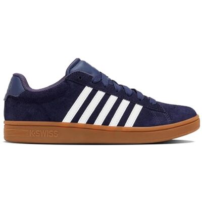 K-Swiss Court Tiebrk II Baskets pour homme Bleu marine/blanc brillant/gomme Taille 44 EU, Naval Academy Bright White Gum, 44 EU K-Swiss Court Tiebrk II Baskets pour homme Bleu marine/blanc brillant/gomme Taille 44 EU, Naval Academy Bright White Gum, 44 EU