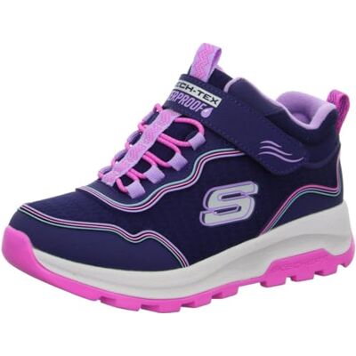 Skechers Bottes tendance Storm Blazer pour fille, Bleu marine/multicolore, 3 UK Skechers Bottes tendance Storm Blazer pour fille, Bleu marine/multicolore, 3 UK