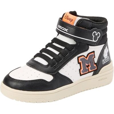 Baskets Geox Washiba blanc et noir enfant - Baskets Baskets Geox Washiba blanc et noir enfant - Baskets
