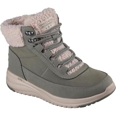 Skechers Bottes d'hiver Stellar Alpine Adventure pour femme, Olive synthétique, 37.5 EU Skechers Bottes d'hiver Stellar Alpine Adventure pour femme, Olive synthétique, 37.5 EU