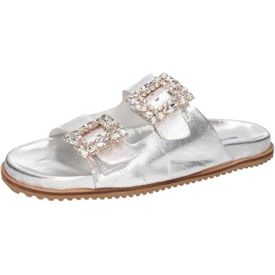 Melvin & Hamilton Mules pour femme Eve 1, argenté, 35 EU Melvin & Hamilton Mules pour femme Eve 1, argenté, 35 EU