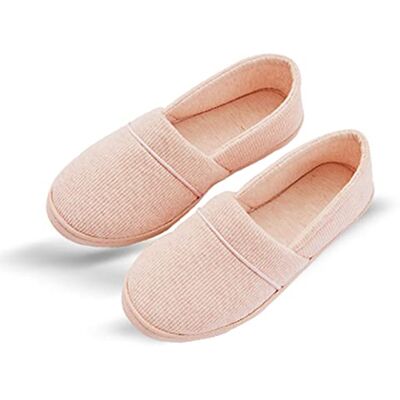 Rojeam Chaussons Maison Femme Hiver Peluche Pantoufles Chaude Antidérapant Chaussures Intérieur Extérieur, Rose, 41/42 EU Rojeam Chaussons Maison Femme Hiver Peluche Pantoufles Chaude Antidérapant Chaussures Intérieur Extérieur, Rose, 41/42 EU