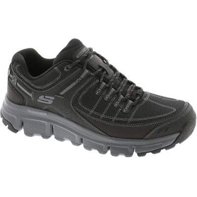 Skechers Homme Summits At Upper Draft Espadrilles, Black Synthetic/Mesh/Charcoal Trim, 39.5 EU Skechers Homme Summits At Upper Draft Espadrilles, Black Synthetic/Mesh/Charcoal Trim, 39.5 EU