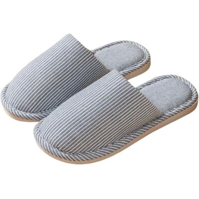 Rojeam Hiver Pantoufles Femmes Chaudes Chaussures de Maison avec Semelle en Daim Hommes Chaussons de Maison, Bleu, 45/46 EU Rojeam Hiver Pantoufles Femmes Chaudes Chaussures de Maison avec Semelle en Daim Hommes Chaussons de Maison, Bleu, 45/46 EU