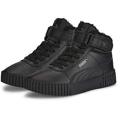 PUMA Baskets Carina 2.0 Mid WTR JrSneaker pour fille, Black Black Dark Shadow, 39 EU PUMA Baskets Carina 2.0 Mid WTR JrSneaker pour fille, Black Black Dark Shadow, 39 EU