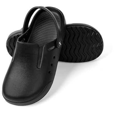 HEYO Sabots de jardin légers pour homme et femme Sandales unisexes, Noir , 38/39 EU HEYO Sabots de jardin légers pour homme et femme Sandales unisexes, Noir , 38/39 EU