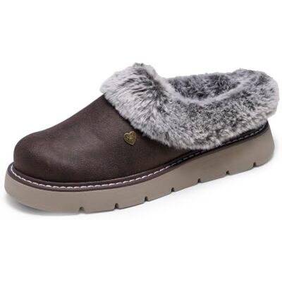 Skechers KEEPSAKES Chaussons ICE ANGEL, Chocolat, 35 EU Skechers KEEPSAKES Chaussons ICE ANGEL, Chocolat, 35 EU