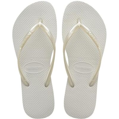 Havaianas Slim Femme Tongs Tongs, Blanc, 35/36 EU Havaianas Slim Femme Tongs Tongs, Blanc, 35/36 EU