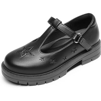 DREAM PAIRS Chaussures d'école noires avec barre en T pour filles, chaussures plates décontractées et durables pour la marche quotidienne, Noir , 31 EU DREAM PAIRS Chaussures d'école noires avec barre en T pour filles, chaussures plates décontractées et durables pour la marche quotidienne, Noir , 31 EU