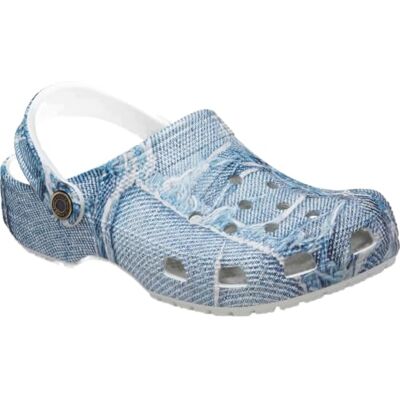 Crocs Sabots Classiques en Jean Unisexe pour Adulte, Denim Clair, 7 US Women/5 US Men, Denim Clair, 37/38 EU Crocs Sabots Classiques en Jean Unisexe pour Adulte, Denim Clair, 7 US Women/5 US Men, Denim Clair, 37/38 EU