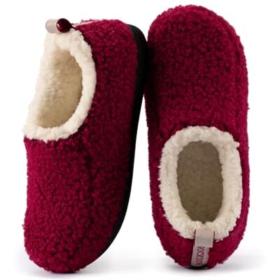 RockDove Chaussons Nomad avec mousse à mémoire de forme pour femme, Rouge, 37.5/38.5 EU RockDove Chaussons Nomad avec mousse à mémoire de forme pour femme, Rouge, 37.5/38.5 EU