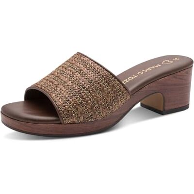 MARCO TOZZI Pantolette 2-27260-46, Chaussons Femme, Mocca Comb, 40 EU MARCO TOZZI Pantolette 2-27260-46, Chaussons Femme, Mocca Comb, 40 EU