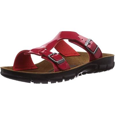Birkenstock Chaussure de Travail lit Moelleux (Birko-Flor) Sofia Rouge Vernis Taille. 38 Birkenstock Chaussure de Travail lit Moelleux (Birko-Flor) Sofia Rouge Vernis Taille. 38