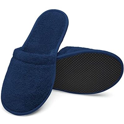 Arus Pantoufles Mules – 2 Paire Chaussons de Bain Ultra-Légers, 38-42, Bleu marine Arus Pantoufles Mules – 2 Paire Chaussons de Bain Ultra-Légers, 38-42, Bleu marine