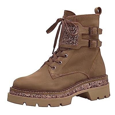 Tamaris Bottines pour femme 1-25220-41, Cognac Gold., 37 EU Tamaris Bottines pour femme 1-25220-41, Cognac Gold., 37 EU