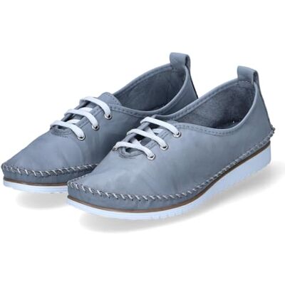 Andrea Conti Baskets à lacets pour femme, gris clair, 42 EU Andrea Conti Baskets à lacets pour femme, gris clair, 42 EU