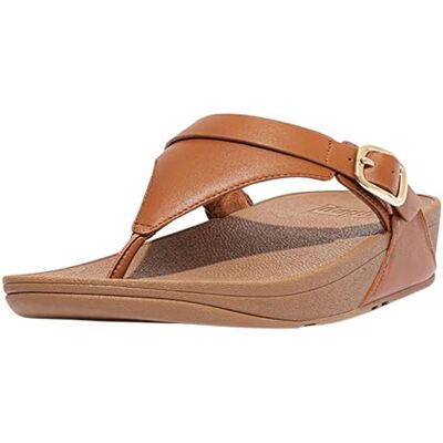 Fitflop Femme Lulu Adjustable Leather Toe-Post Sandals cale, Bronzage Clair, 42 EU, Bronzage Clair, 42 EU Fitflop Femme Lulu Adjustable Leather Toe-Post Sandals cale, Bronzage Clair, 42 EU, Bronzage Clair, 42 EU