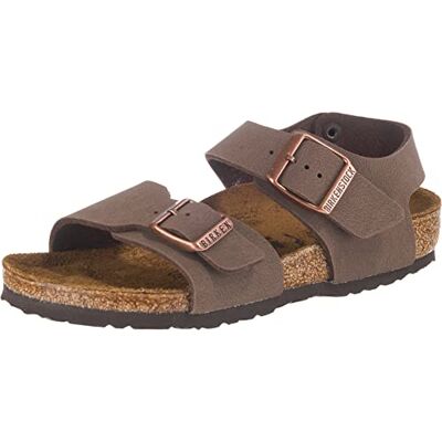 Birkenstock Mixte Enfant New York Sangle de Cheville, Marron Mocca Mocca, 24 EU Étroit Birkenstock Mixte Enfant New York Sangle de Cheville, Marron Mocca Mocca, 24 EU Étroit