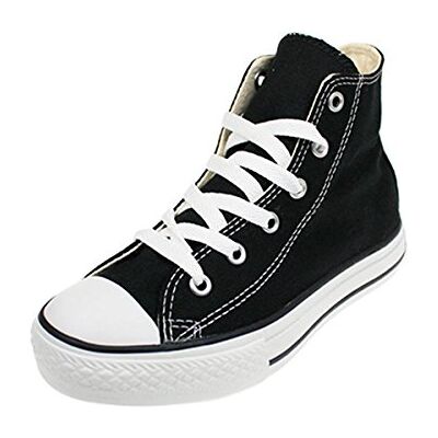 Converse Chuck Taylor All Star Baskets montantes en toile Unisexe, Noir , 18.5 EU Converse Chuck Taylor All Star Baskets montantes en toile Unisexe, Noir , 18.5 EU