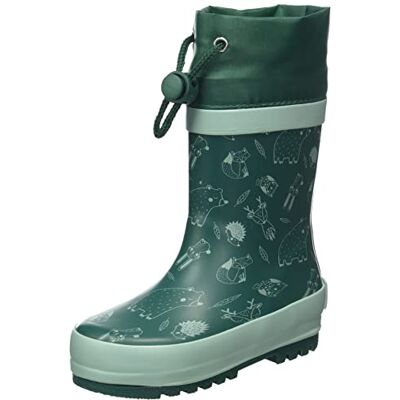 Playshoes Mixte Enfant Bottes en Caoutchouc avec Cordon de Serrage Pluie, Animaux de la Forêt, 21 EU Playshoes Mixte Enfant Bottes en Caoutchouc avec Cordon de Serrage Pluie, Animaux de la Forêt, 21 EU