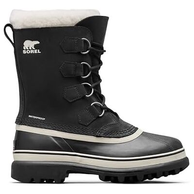 Sorel Caribou Botte de neige imperméables femme, Noir (Black x Stone), 40.5 EU Sorel Caribou Botte de neige imperméables femme, Noir (Black x Stone), 40.5 EU