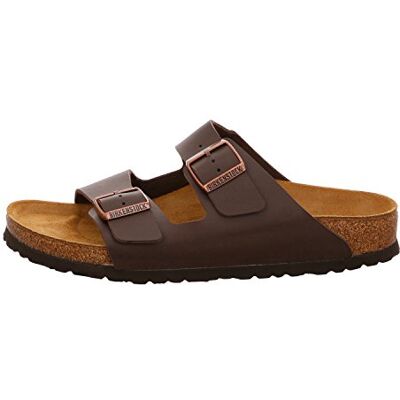 Birkenstock Femme Arizona Enfiler Boucle Vacances Plage Sandales, marron, 43 EU Stretta Birkenstock Femme Arizona Enfiler Boucle Vacances Plage Sandales, marron, 43 EU Stretta