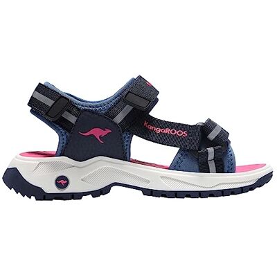 KangaROOS Sandales K-as Elwi pour fille, Dk Navy Daisy Pink, 30 EU KangaROOS Sandales K-as Elwi pour fille, Dk Navy Daisy Pink, 30 EU