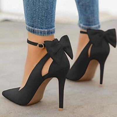 LAIYUTING Femmes Pointues Hauts Talons Hauts Talons Mince Dames Sexy Pompes pour Dames Boucle Sangle Femelle Mode Bowknot Chaussures Taille 37-40 LAIYUTING Femmes Pointues Hauts Talons Hauts Talons Mince Dames Sexy Pompes pour Dames Boucle Sangle Femelle Mode Bowknot Chaussures Taille 37-40