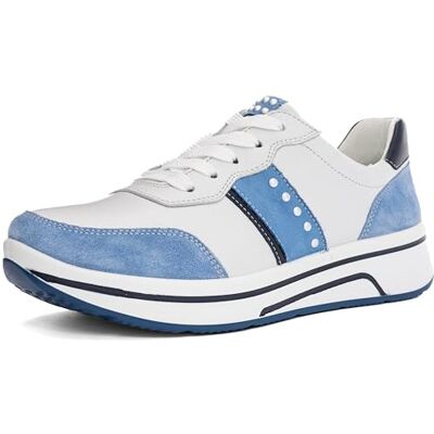 ARA Sapporo Baskets pour femme Azzuro Bleu Taille 37 EU, Azzuro Nebbia Bleu, 37 EU Weit ARA Sapporo Baskets pour femme Azzuro Bleu Taille 37 EU, Azzuro Nebbia Bleu, 37 EU Weit