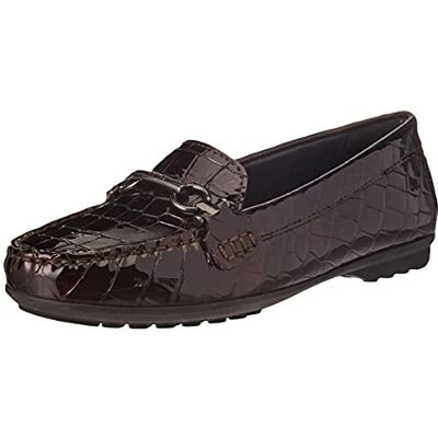 Geox D Elidia A, Mocassins Femme, Dk Burgundy, 39 EU Geox D Elidia A, Mocassins Femme, Dk Burgundy, 39 EU