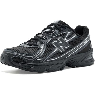 New Balance Baskets unisexes U740nw2, Noir argenté métallisé., 36 EU New Balance Baskets unisexes U740nw2, Noir argenté métallisé., 36 EU