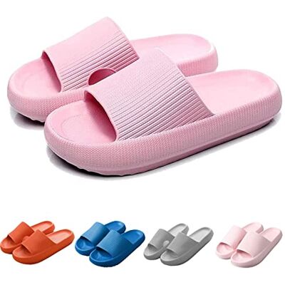 Hokuto Jadery Pantoufle Orthopédique Femme Unisexe Semelle épaisse 4,5 cm anti-dérapante, 38.5/39.5 EU Hokuto Jadery Pantoufle Orthopédique Femme Unisexe Semelle épaisse 4,5 cm anti-dérapante, 38.5/39.5 EU