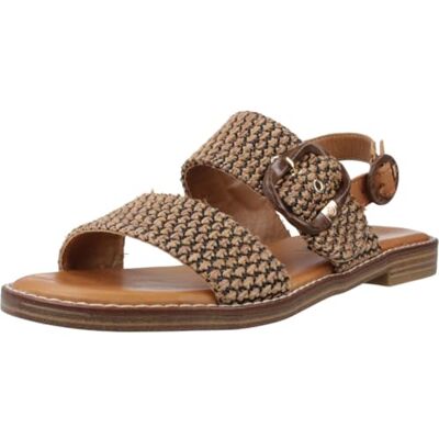 Carmela Sandales confortables et polyvalentes pour femme. Mode décontractée, Camel, 36 EU Carmela Sandales confortables et polyvalentes pour femme. Mode décontractée, Camel, 36 EU